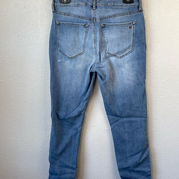 Pre-Owed Jessica Simpson Light Wash High Rise Skinny Ankle Jeans Size 4/27 - Picture 3 of 8